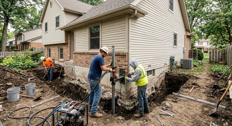 Foundation Settlement Repair