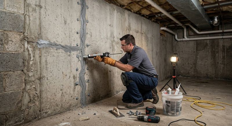 Basement Crack Repair in Walnut Creek, CA