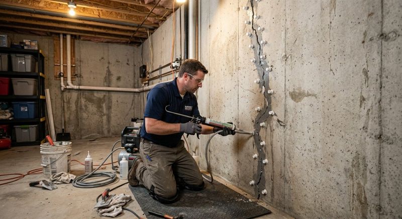 Basement Crack Repair in Walnut Creek, CA