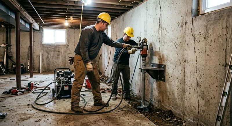 Basement Stabilization in Walnut Creek, CA
