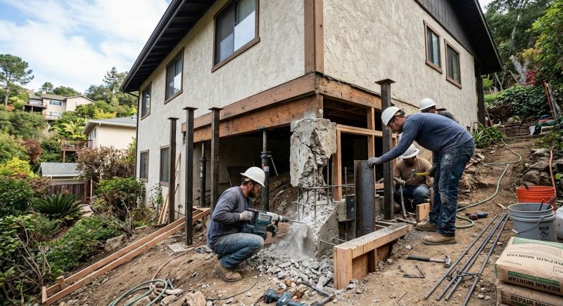 Concrete Foundation Repair in Benicia, CA