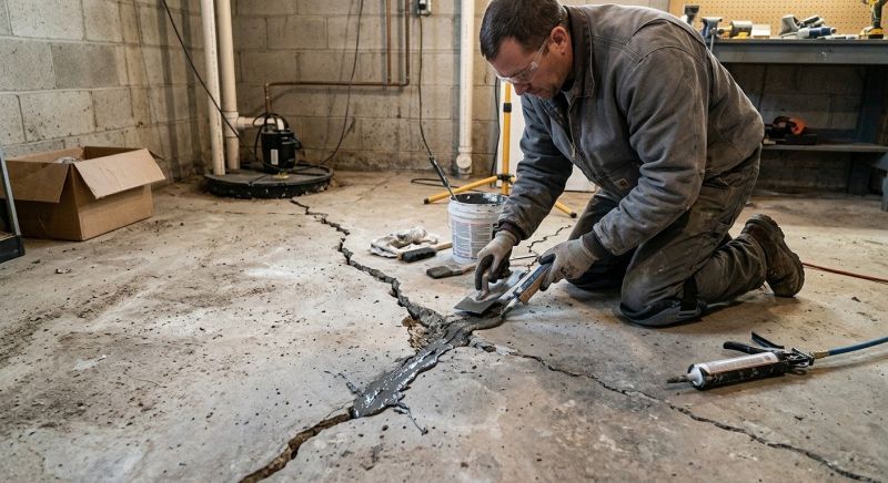 Cracked Basement Floor Repair in Walnut Creek, CA