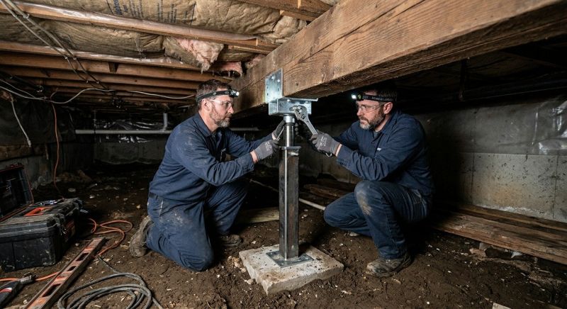 Crawlspace Foundation Repair in Lafayette, CA