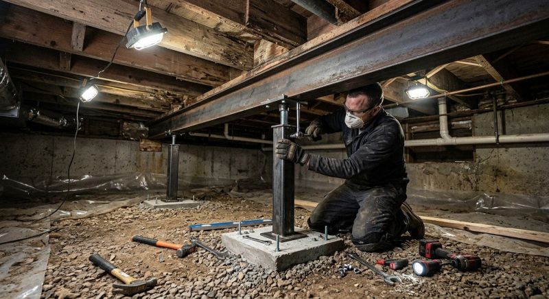 Crawlspace Structural Repair in Walnut Creek, CA