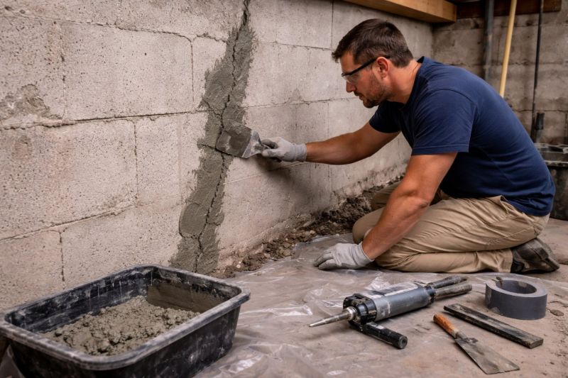 Foundation Crack Repair in Moraga, CA