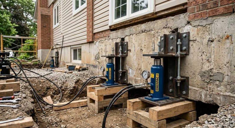Foundation Jacking in Brentwood, CA