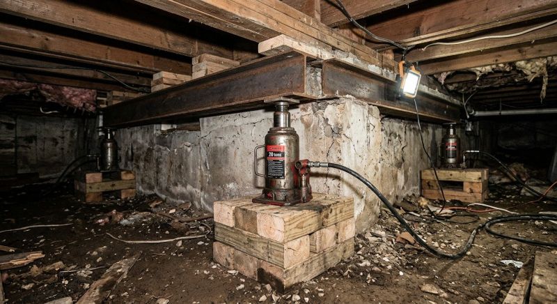 Foundation Jacking in Orinda, CA