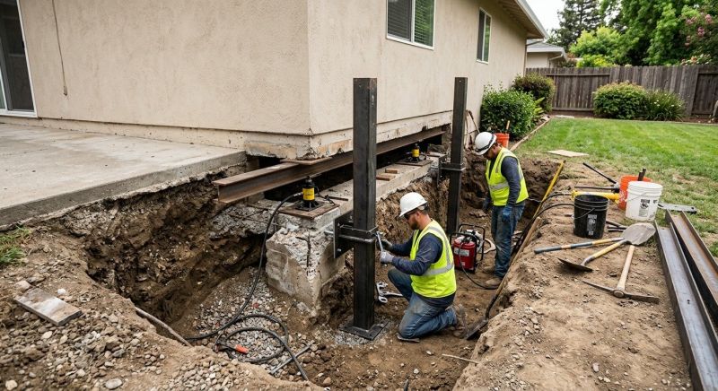 Foundation Pier Repair in Walnut Creek, CA