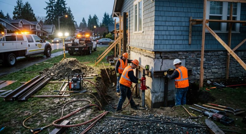 Foundation Stabilizing in Suisun City, CA