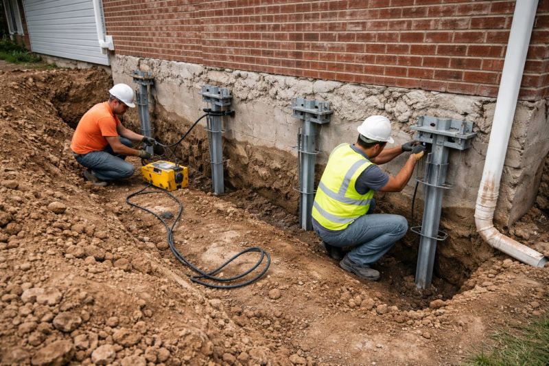 Helical Piers Installation in Walnut Creek, CA