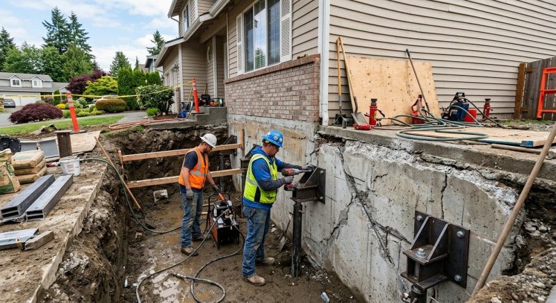 Home Foundation Repair in Brentwood, CA