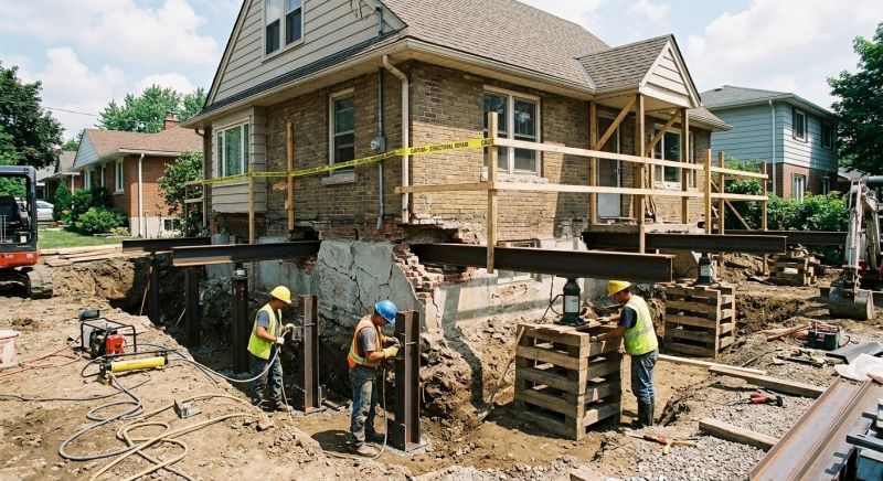 House Foundation Repair in Brentwood, CA