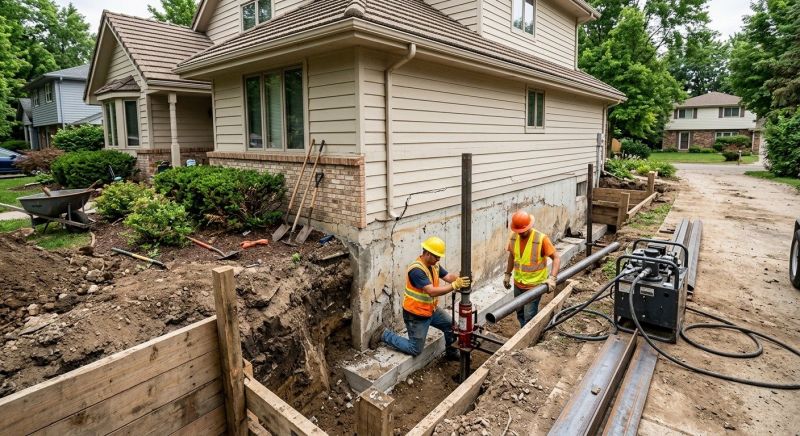 House Foundation Repair in Pleasanton, CA