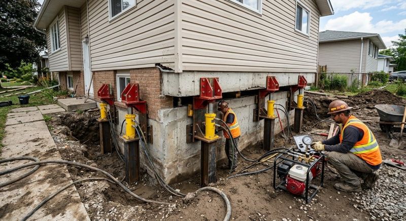 Sinking Foundation Lifting in Walnut Creek, CA