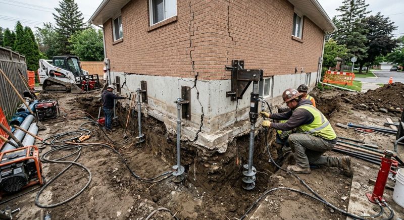 Sinking Foundation Repair in Antioch, CA