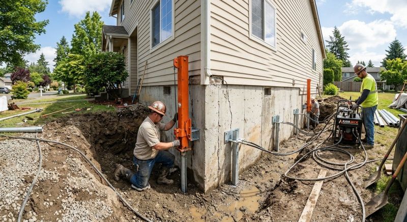 Sinking Foundation Repair in Antioch, CA