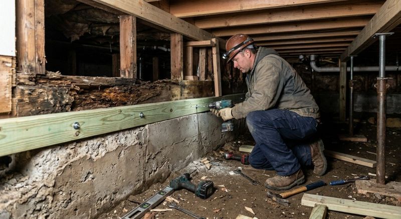 Sinking Foundation Repair in Emeryville, CA