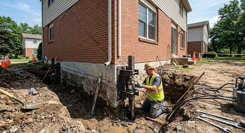 Sinking Foundation Repair in San Lorenzo, CA
