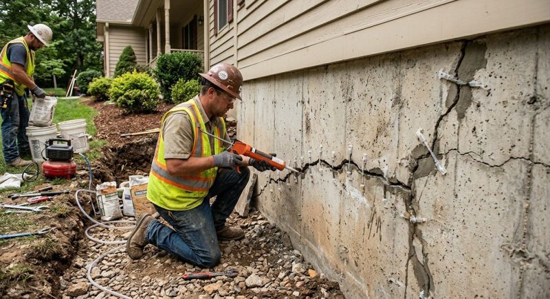 Structural Crack Repair in Walnut Creek, CA